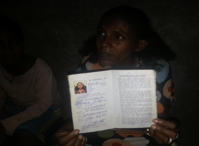 Mrs. EMbaynesh G/hiwet Gebre - The wife of a martyr (ወይዘሮ እምባይነሽ ገብረሂወት ገብረ - በዓልቲ-ገዛ ስውእ)